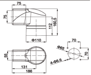 XJ5575机床吊臂箱组件-箱体连接件图纸