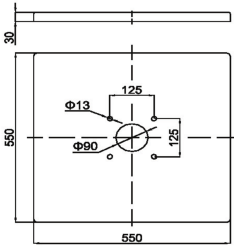 XJ5575机床吊臂箱组件-底盘图纸